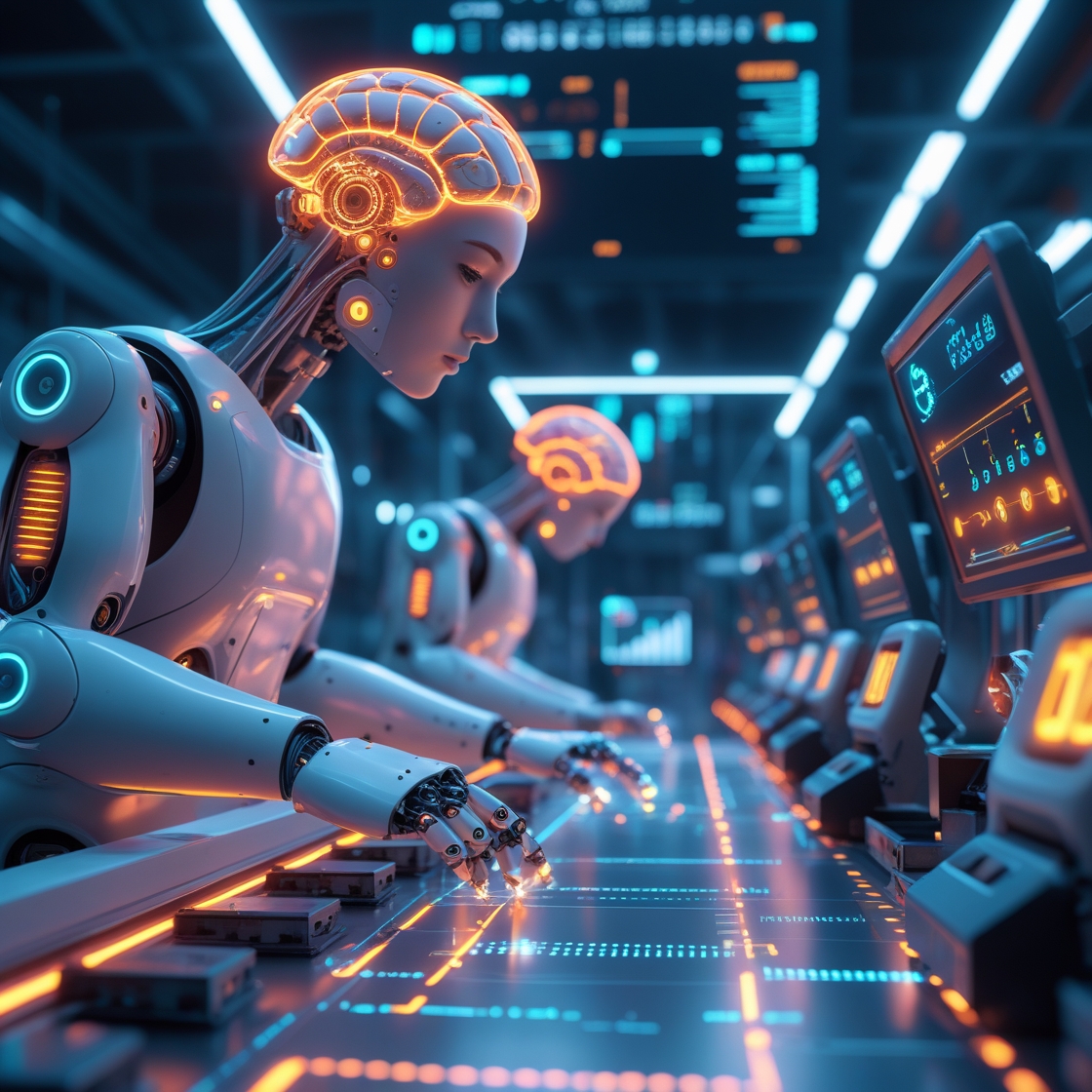 O Impacto da Automacao e IA na Industria 4.0 - A Revolucao das Fabricas Inteligentes