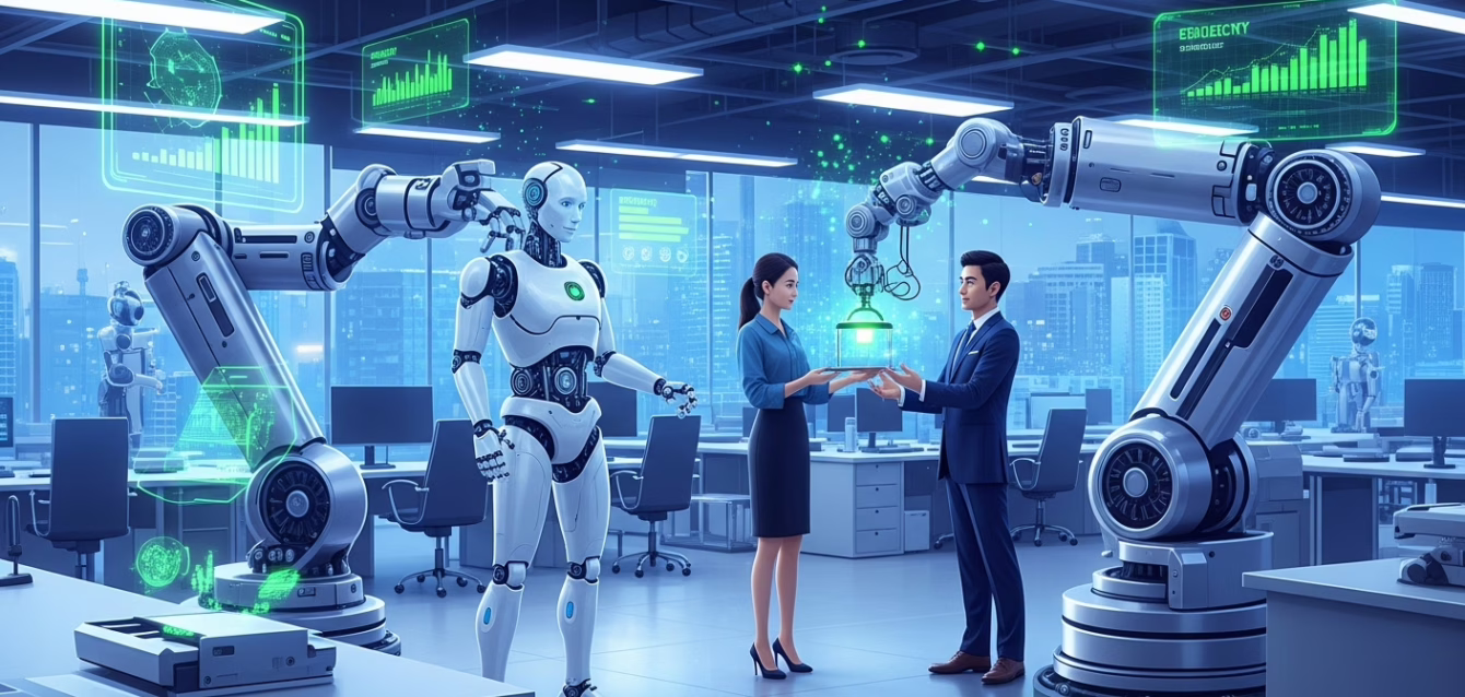 Revolução robotica o futuro do trabalho nas empresas hoje