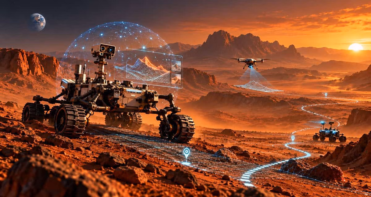 Robôs com inteligência artificial ampliam as fronteiras da exploração espacial Robôs com inteligência artificial ampliam as fronteiras da exploração espacial